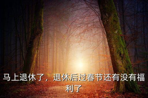 馬上退休了，退休后過春節(jié)還有沒有福利了