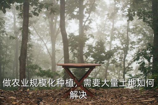 什么是土地規(guī)?；?jīng)營,規(guī)?；?jīng)營有哪些好處
