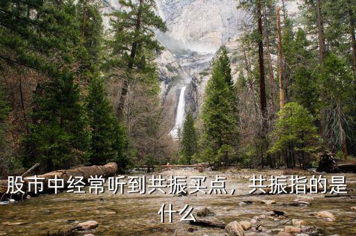 股市中經(jīng)常聽到共振買點，共振指的是什么
