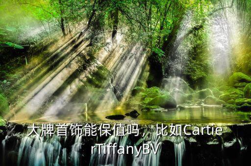 大牌首飾能保值嗎，比如CartierTiffanyBV
