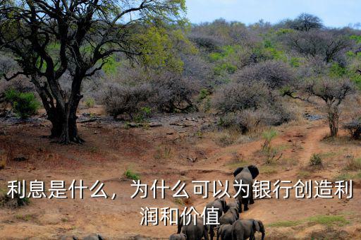 利息是什么，為什么可以為銀行創(chuàng)造利潤和價(jià)值