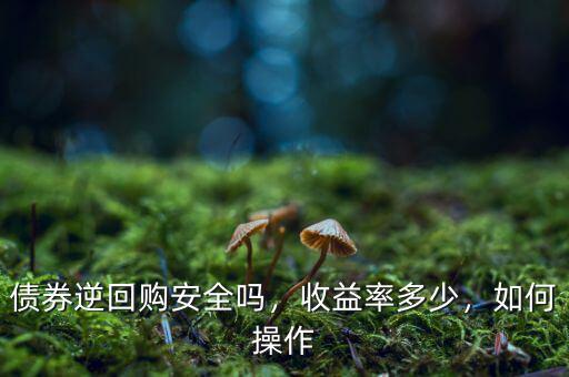債券逆回購(gòu)安全嗎，收益率多少，如何操作