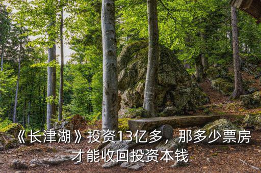 《長津湖》投資13億多，那多少票房才能收回投資本錢