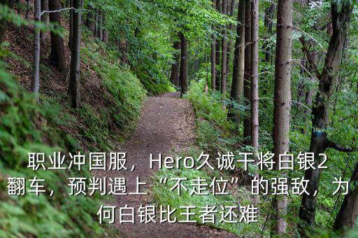 職業(yè)沖國服，Hero久誠干將白銀2翻車，預(yù)判遇上“不走位”的強敵，為何白銀比王者還難