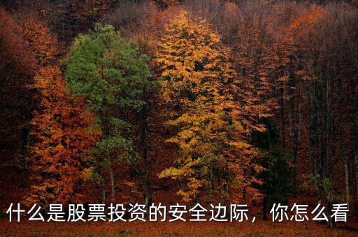 什么是股票投資的安全邊際，你怎么看