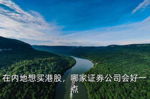 在內(nèi)地想買港股，哪家證券公司會(huì)好一點(diǎn)
