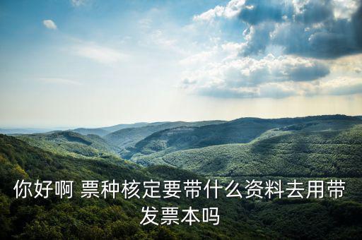 龍華首次票種核定需要什么資料，你好啊 票種核定要帶什么資料去用帶發(fā)票本嗎