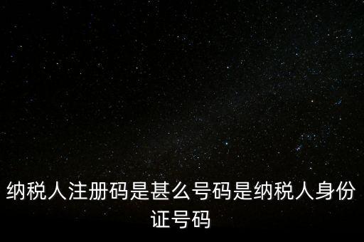 浙江網(wǎng)上稅務(wù)局的注冊(cè)碼是什么意思，納稅人注冊(cè)碼是什么