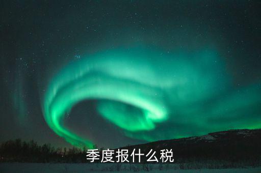 企業(yè)季度申報報什么，一般納稅人商業(yè)企業(yè)查賬征收月度季度分別要申報哪些稅種