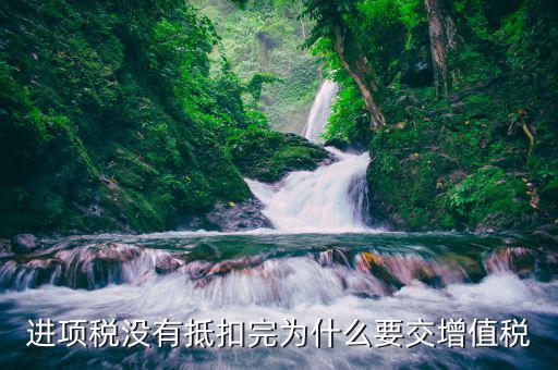 進(jìn)項(xiàng)稅未抵扣為什么還要補(bǔ)交稅款，進(jìn)項(xiàng)稅沒(méi)有抵扣完為什么要交增值稅