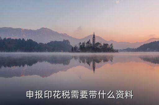 辦理印花稅退稅要帶什么資料，辦理退稅賬號銀行開戶印鑒卡需要提交什么資料急急急