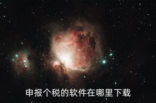 個(gè)人所得稅申報(bào)什么軟件，個(gè)人工資免稅申請(qǐng)下載什么軟件