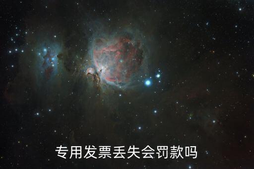 發(fā)票丟失有什么處罰嗎，專用發(fā)票丟失會(huì)罰款嗎