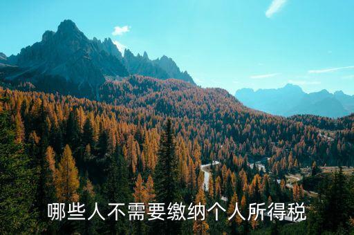 什么人不需要繳稅，有營業(yè)執(zhí)照和稅務(wù)登記什么情況下不用繳稅