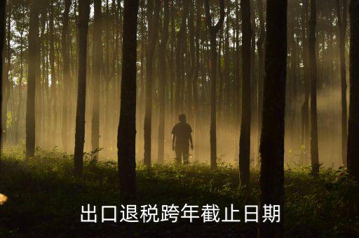 出口退免稅認定日期是什么時候，出口退稅跨年截止日期