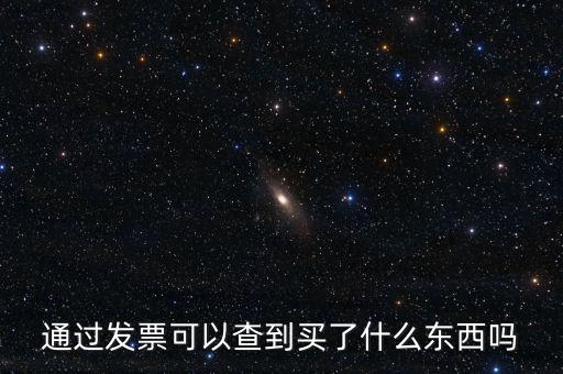 發(fā)票查詢什么內(nèi)容嗎，通過發(fā)票可以查到買了什么東西嗎