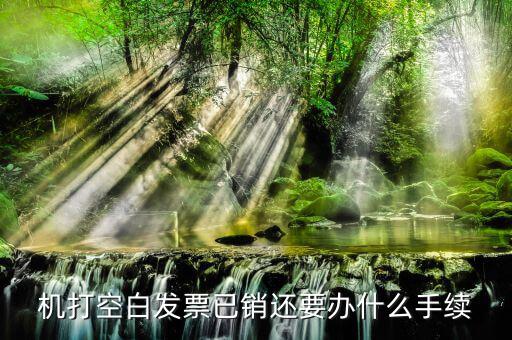 空白發(fā)票繳銷有什么手續(xù)，機打空白發(fā)票已銷還要辦什么手續(xù)