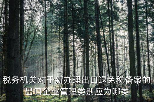 退 免 稅管理類別填 什么，出口退稅免稅分類管理等級(jí)申請(qǐng)?jiān)趺磳懓?/></a></span><span id=