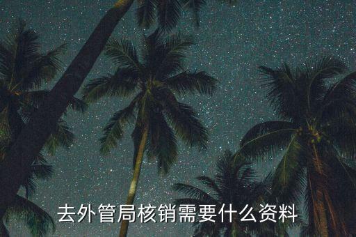 外管證核銷需要什么，去外管局核銷需要什么資料