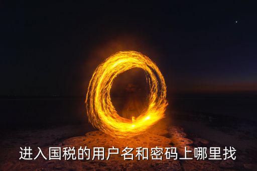 國(guó)稅的用戶名是什么，稅務(wù)用戶名是什么啊