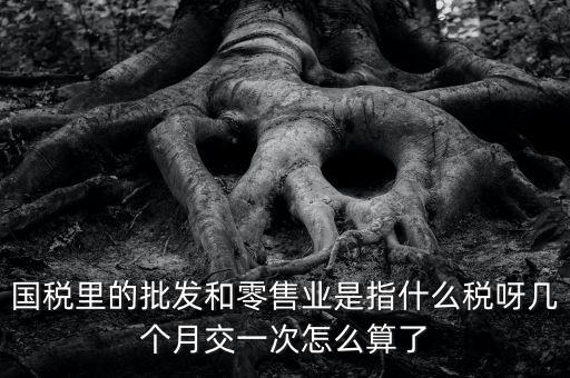 批發(fā)零售業(yè)交什么稅，批發(fā)零售商行需要交哪些稅