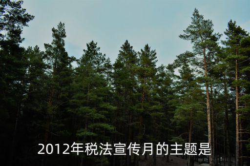 17年稅宣的主題是什么，2013年全國稅收宣傳月主題