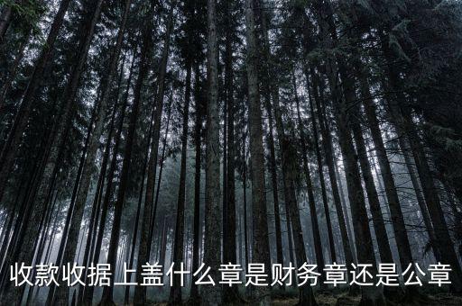 收據(jù)需要蓋什么章，開收據(jù)必須蓋章嗎蓋什么章需要交稅嗎