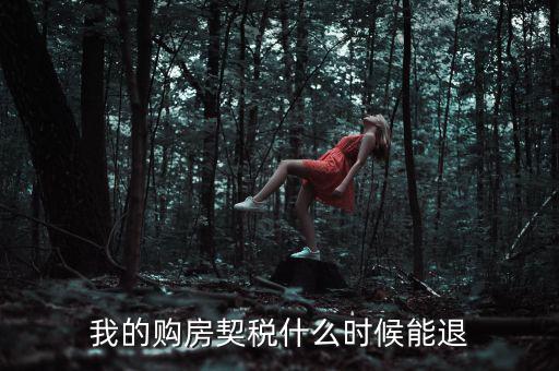 我的購(gòu)房契稅什么時(shí)候能退
