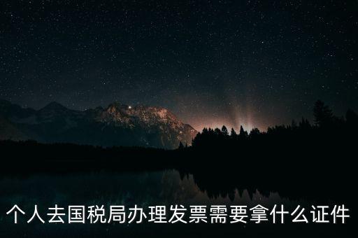 國稅批票需要什么證件，國稅購票需要攜帶哪些資料