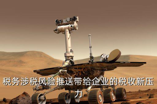 什么是稅務(wù)風(fēng)險(xiǎn)推送，什么就稅物風(fēng)險(xiǎn)