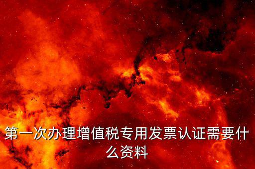 發(fā)票認證要帶什么，第一次辦理增值稅專用發(fā)票認證需要什么資料