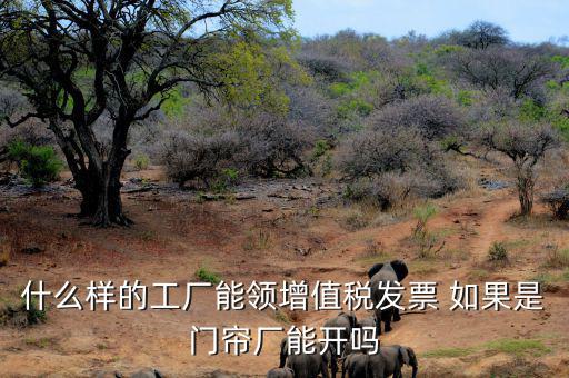 什么樣的公司可以領(lǐng)發(fā)票，什么樣的工廠能領(lǐng)增值稅發(fā)票 如果是門簾廠能開嗎