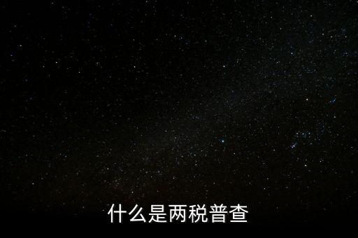 兩稅清查是什么意思，房子的兩稅是什么