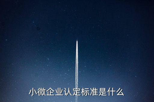 小微企業(yè)包括什么條件，小微企業(yè)的標(biāo)準(zhǔn)是什么