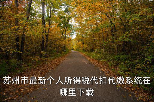 蘇州什么app可以查個稅，蘇州市最新個人所得稅代扣代繳系統(tǒng)在哪里下載