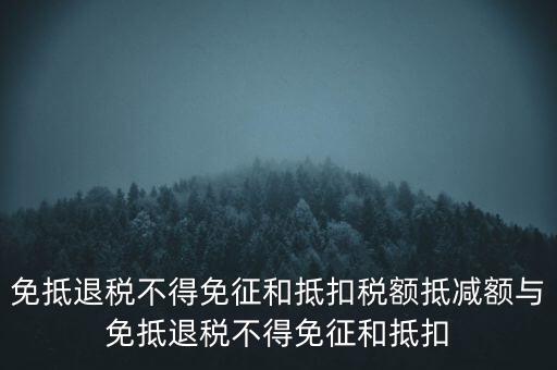 免抵退稅額抵減額是什么意思，當(dāng)期免抵退稅不得免征和抵扣稅額的抵減額是什么意思