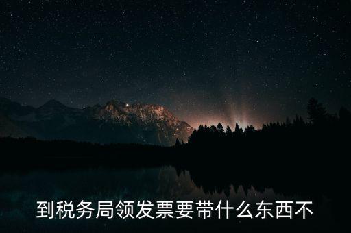 自助領(lǐng)發(fā)票需要什么資料，去稅務(wù)局領(lǐng)發(fā)票需要帶什么資料去