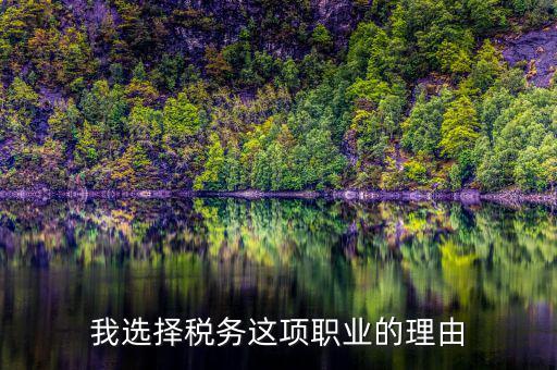 為什么選擇稅務(wù)，公務(wù)員國(guó)考說說你為什么選擇國(guó)稅這個(gè)職位