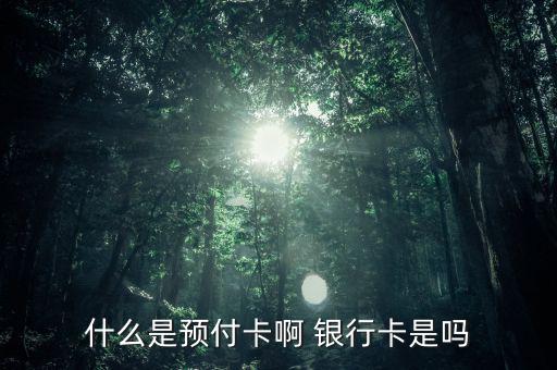 支付機構(gòu)預付卡是什么意思，銀聯(lián)預付卡是什么意思