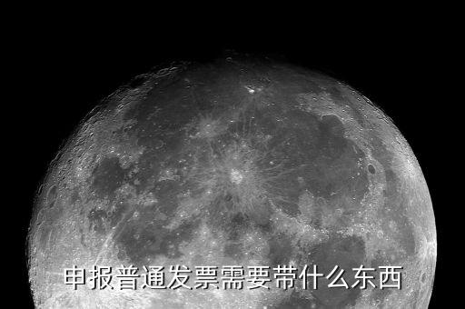 核定普通發(fā)票都應(yīng)該帶什么，申報普通發(fā)票需要帶什么東西