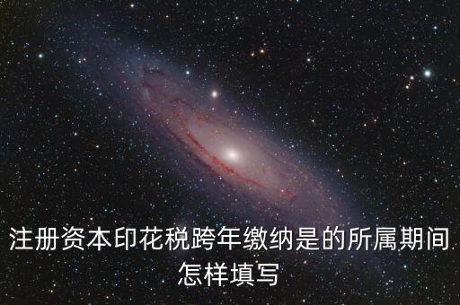 注冊(cè)資本印花稅跨年繳納是的所屬期間怎樣填寫(xiě)