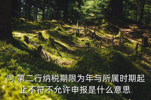 申報屬期不存在年度申報記錄什么意思，地稅當(dāng)前屬期不存在待申報稅種什么意思