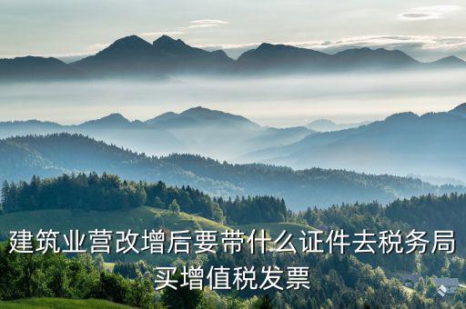 建安稅營改增后叫什么資料，營改增后去國稅開建安的外經證需要哪些材料
