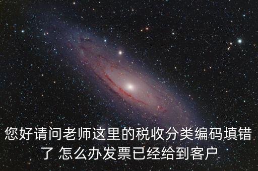 稅收分類(lèi)編碼錯(cuò)誤的是什么，汽車(chē)導(dǎo)航儀稅收分類(lèi)編碼是什么