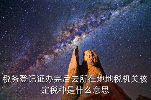 核定稅種是什么意思，稅務(wù)登記和核定稅種區(qū)別是什么