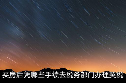 購(gòu)房要在國(guó)稅辦什么，現(xiàn)在買房要辦些什么證件買房者與賣房者所交稅務(wù)有那些夠房者現(xiàn)