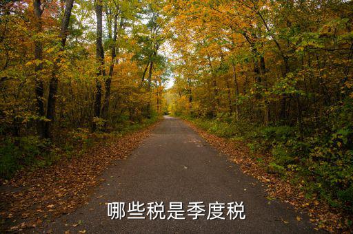 按季度交什么稅，哪些稅是季度稅