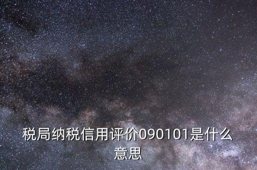稅局101是什么意思，101是什么意思
