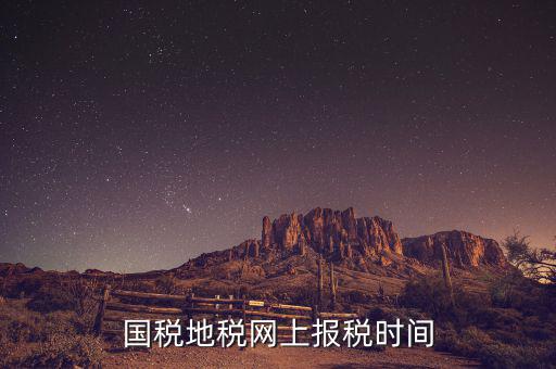 地稅年報報什么時候，國稅地稅網(wǎng)上報稅時間