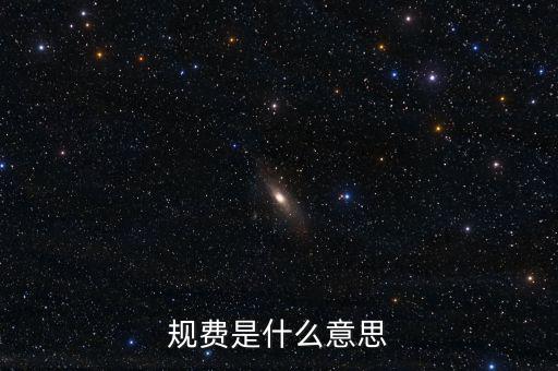 地稅規(guī)費科是什么意思，規(guī)費是什么意思